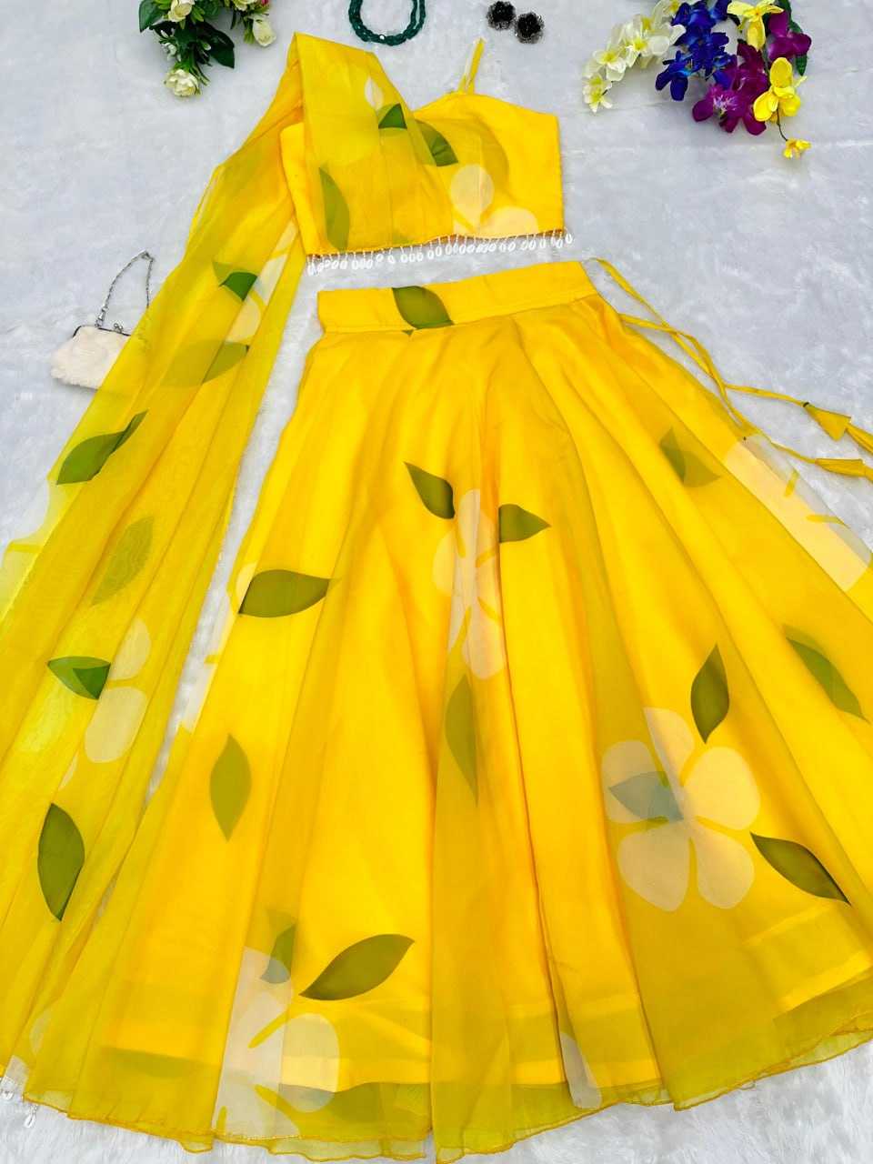 YNF ORGANZA  SILK KESH154 1093 WHOLESALE LEHENGA MANUFACTURER